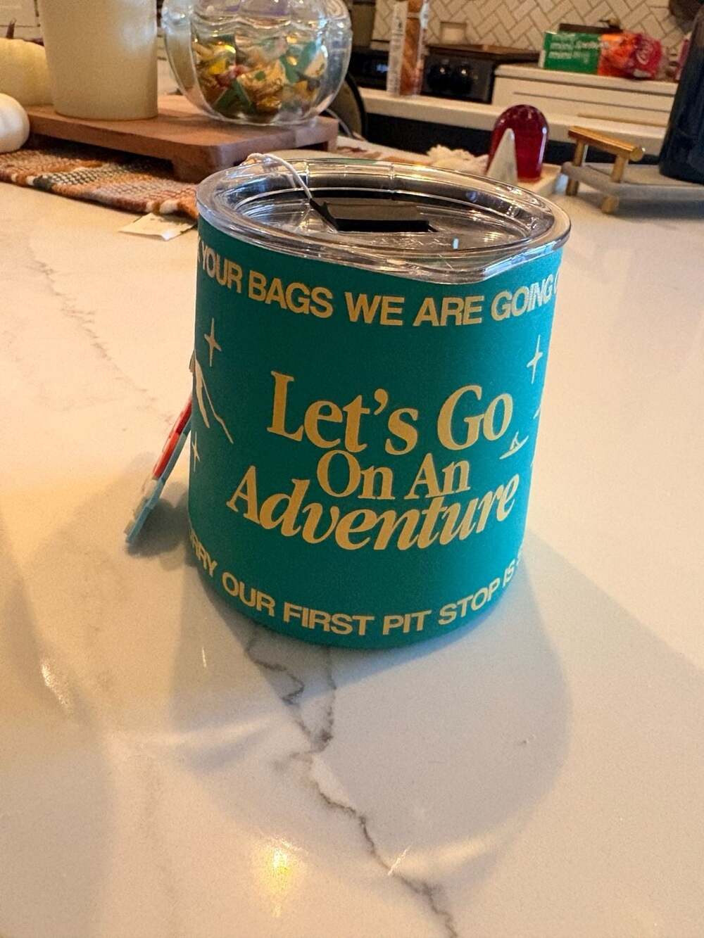 Starbucks Dandy Worldwide Let's Go On An Adventure Mug 12 oz